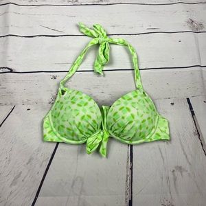 34B VS Green‎ Tie Dye Swim Top